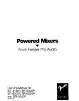 Fender SR4150P-SR-6300P-SR-8300P-SR-6520P-SR-8520P-PoweredMixers - Owners Manual
